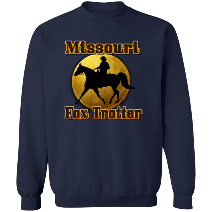 MISSOURI FOX TROTTER 1 Z65x Pullover Crewneck Sweatshirt 8 oz (Closeout)