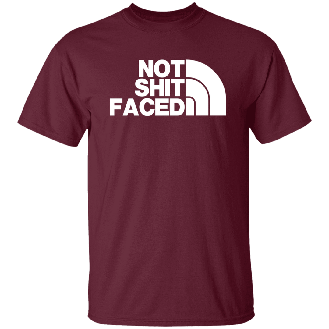 NOT SHIT FACED (WHITE) G500 5.3 oz. T-Shirt