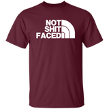 NOT SHIT FACED (WHITE) G500 5.3 oz. T-Shirt
