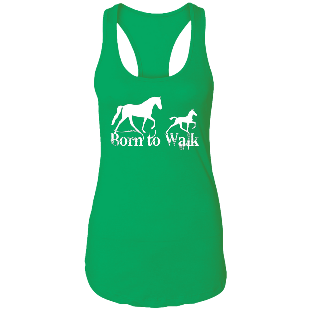BORN TO WALK NL1533 Ladies Ideal Racerback Tank