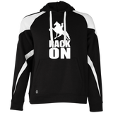 RACK ON RACKING (WHITE ART) 229546 Athletic Colorblock Fleece Hoodie