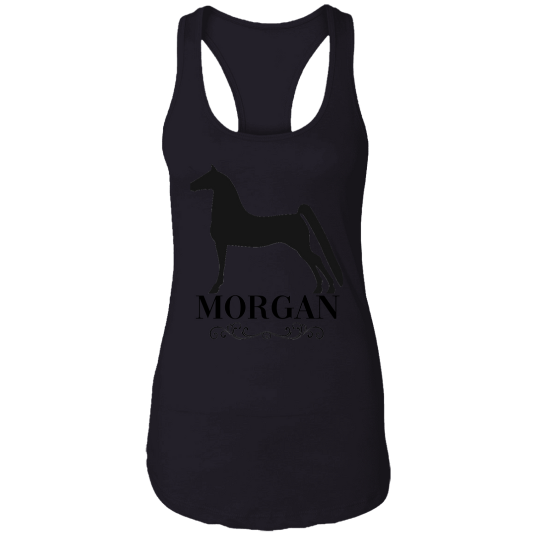MORGAN STYLE 1 4HORSE NL1533 Ladies Ideal Racerback Tank