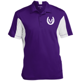 MANES RANCH (white) ST655 Men's Colorblock Performance Polo
