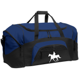 Missouri Fox Trotter WITH MALE RIDER WHITE BG99 Colorblock Sport Duffel
