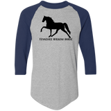 Tennessee Walker (black) 4HORSE 4420 Colorblock Raglan Jersey