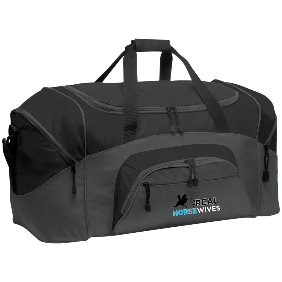 THE REAL HORSE WIVES BG99 Colorblock Sport Duffel