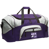 I RIDE LIKE A GIRL (TWH PLEASURE) BG99 Colorblock Sport Duffel