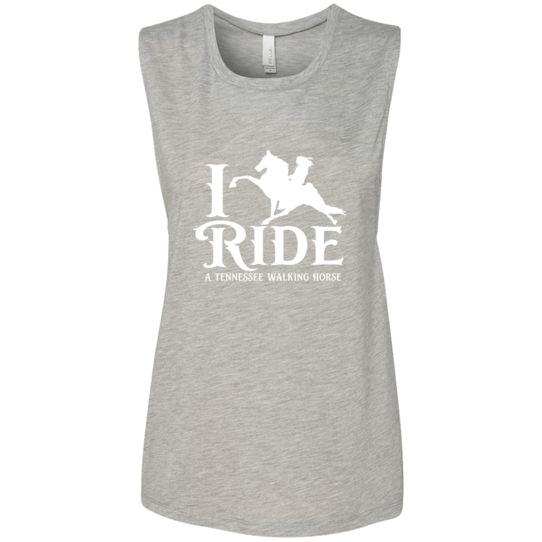 I RIDE A WALKING HORSE B (WHITE) B8803 Ladies&