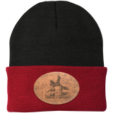 TURNIN AND BURNIN ON LEATHER CP90 Knit Cap - Patch