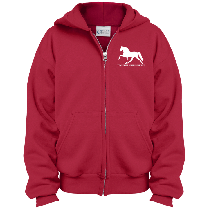 Tennessee Walker 4HORSE PC90YZH Youth Full Zip Hoodie