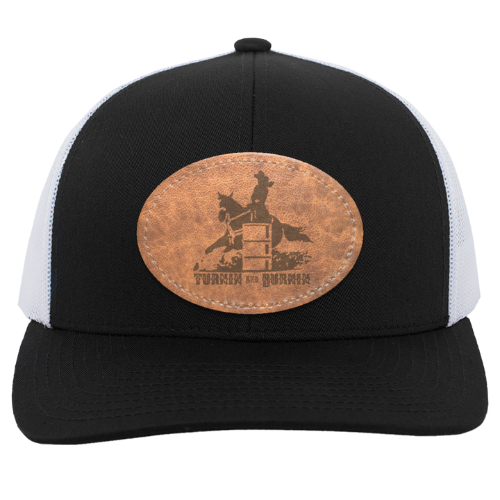 TURNIN AND BURNIN ON LEATHER 104C Trucker Snap Back - Patch