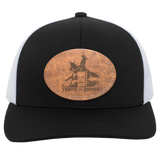TURNIN AND BURNIN ON LEATHER 104C Trucker Snap Back - Patch