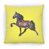 Tennessee Walking Horse Performance All American ZP14 Small Square Pillow