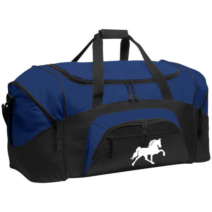 TENNESSEE WALKING HORSE DESIGN 3 JMD (WHITE) BG99 Colorblock Sport Duffel
