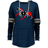 Rebel on the Rail Tennessee Walking Horse Pleasure 229390 Ladies Hooded Low Key Pullover