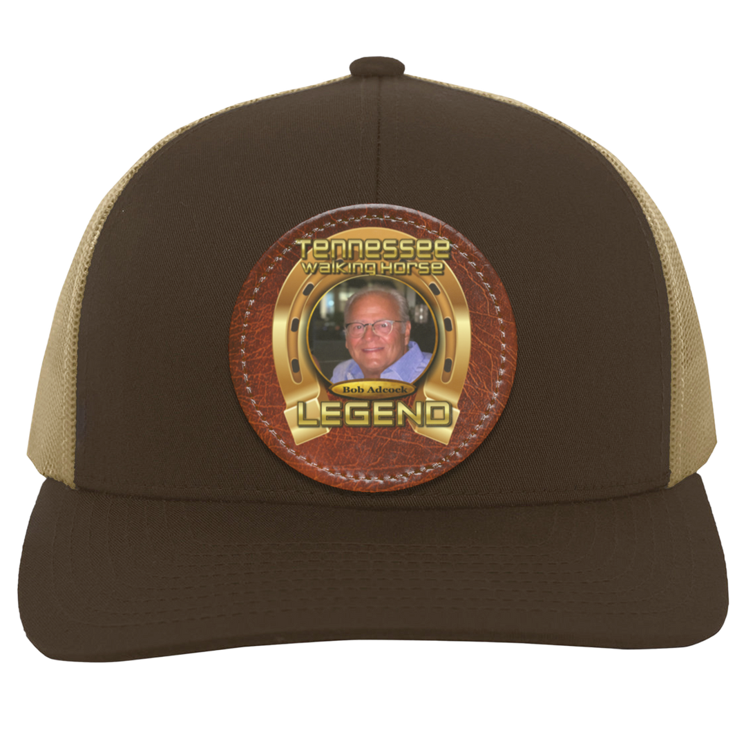 BOB ADCOCK (TWH LEGENDS) HAT 104C Trucker Snap Back - Patch