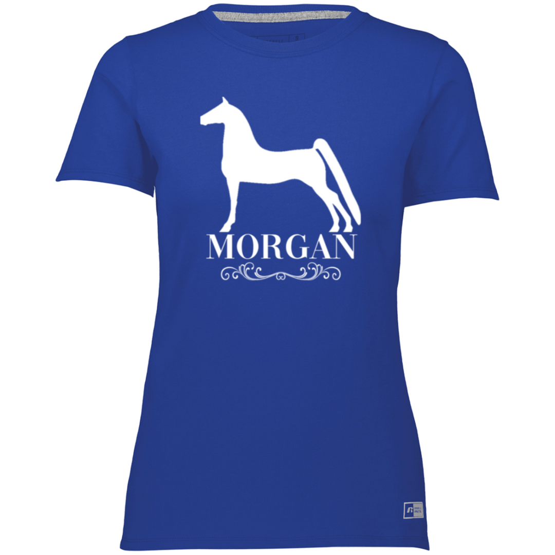 MORGAN STYLE 1 (WHITE) 4HORSE 64STTX Ladies’ Essential Dri-Power Tee