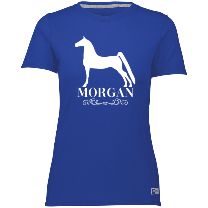MORGAN STYLE 1 (WHITE) 4HORSE 64STTX Ladies’ Essential Dri-Power Tee