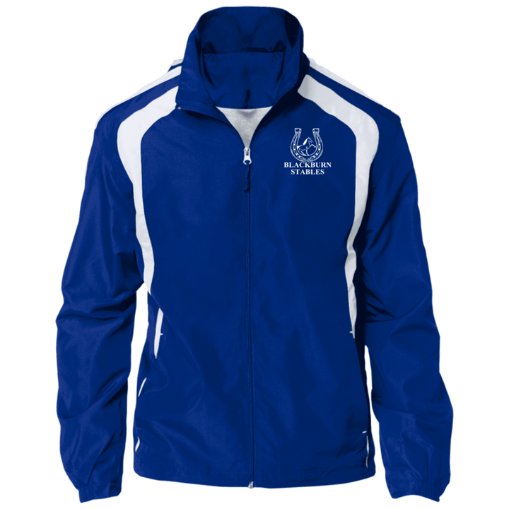 BLACKBURN STABLES (WHITE) JST60 Jersey-Lined Raglan Jacket