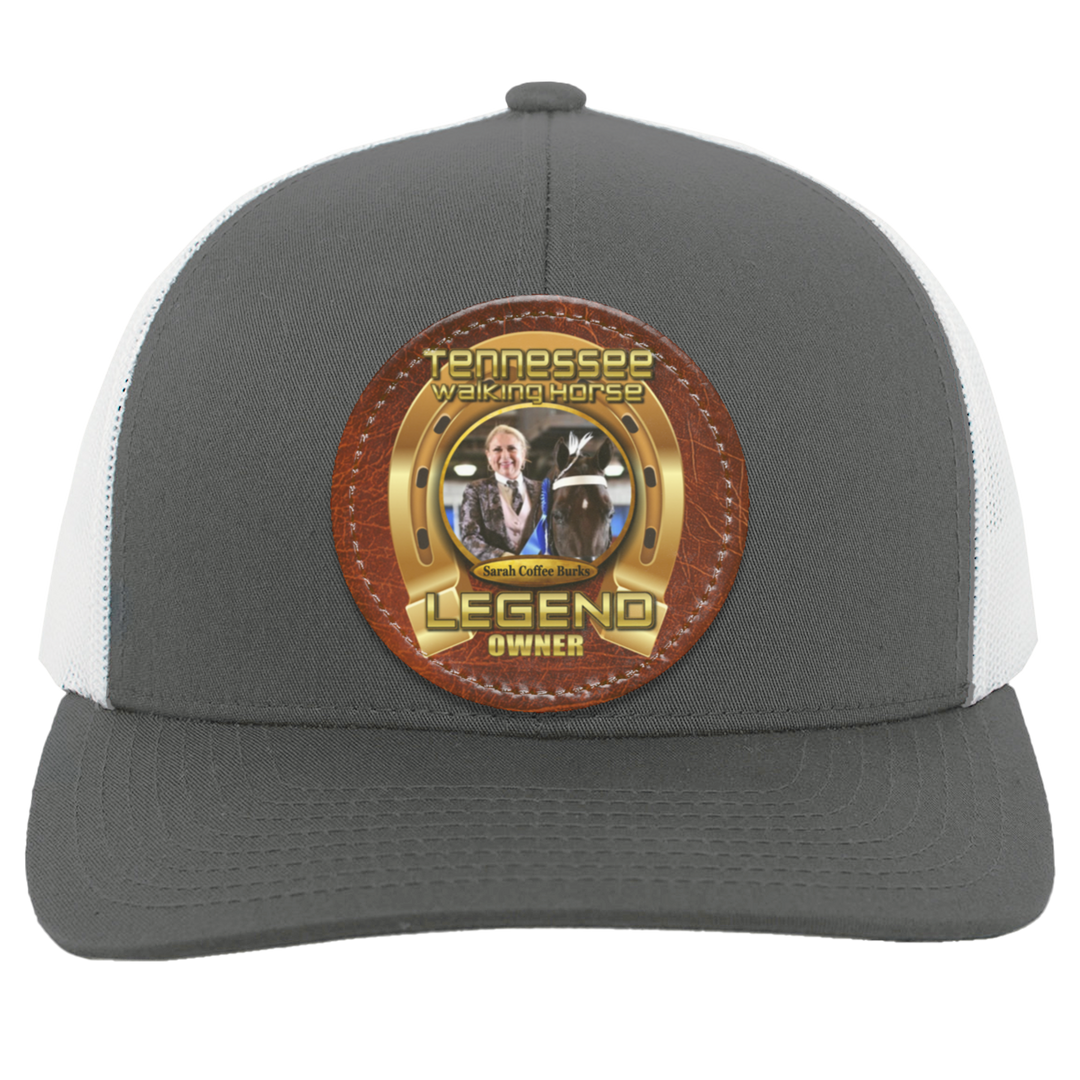 SARAH COFFEE BURKS (TWH LEGENDS) HAT 104C Trucker Snap Back - Patch
