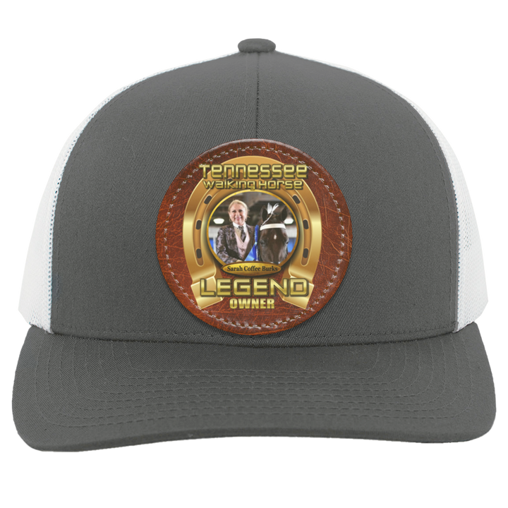 SARAH COFFEE BURKS (TWH LEGENDS) HAT 104C Trucker Snap Back - Patch