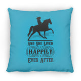 HAPPILY EVER AFTER (TWH Pleasure) Blk ZP14 Small Square Pillow