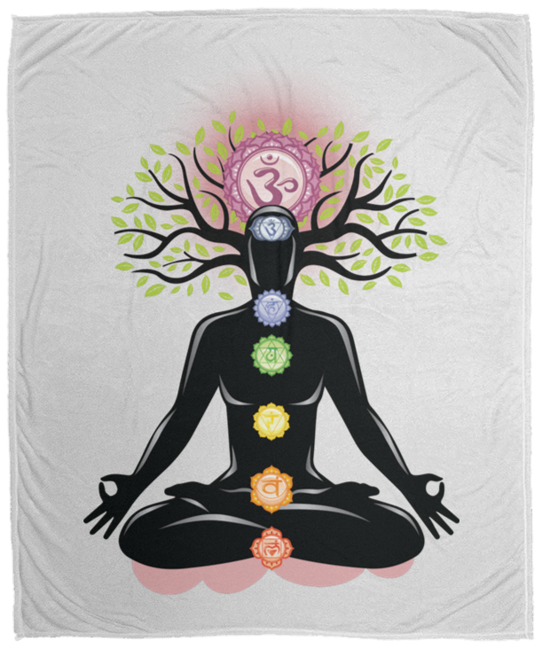 CHAKRAS PLUSH BLANKET (12 STYLES AND SIZES)