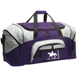 MISSOURI FOX TROTTER (white) 4HORSE BG99 Colorblock Sport Duffel