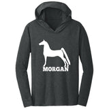 Morgan DM139 Triblend T-Shirt Hoodie