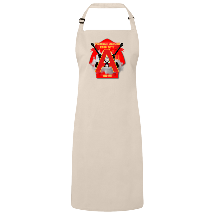 Alpha Battery 1 10 (Desert Storm) RP150 Sustainable Unisex Bib Apron
