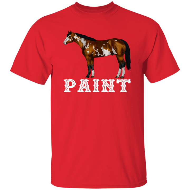 PAINT STYLE 1 (WHITE) 4HORSE G500 5.3 oz. T-Shirt