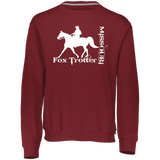 MISSOURI FOX TROTTER (white) 4HORSE 698HBM Dri-Power Fleece Crewneck Sweatshirt