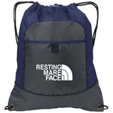 RESTING MARE FACE (white) BG611 Pocket Cinch Pack