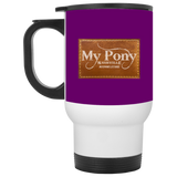 MY PONY NASHVILLE BRAND XP8400W White Travel Mug