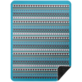 AZTEC 2 BSHL Premium Black Sherpa Blanket 60x80