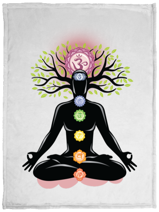 CHAKRAS PLUSH BLANKET (12 STYLES AND SIZES)
