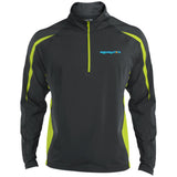 MY PONY STORE ST851 Men's Sport Wicking Colorblock 1/2 Zip