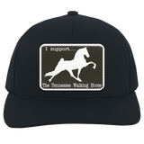I SUPPORT THE TWH -RECTANGLE 104C Trucker Snap Back - Patch