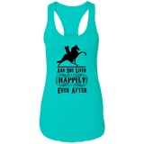 HAPPILY EVER AFTER (TWH Performance) Blk NL1533 Ladies Ideal Racerback Tank