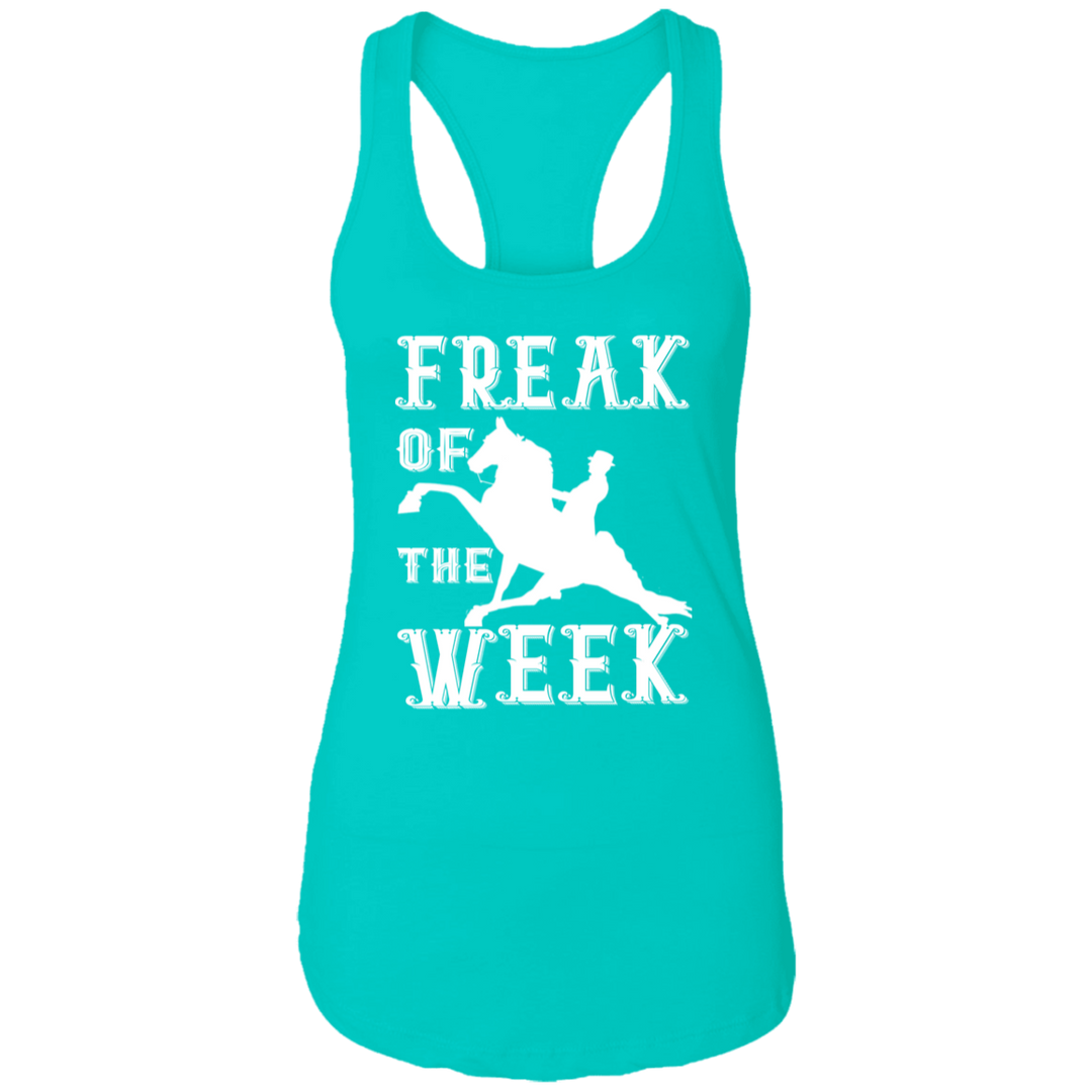 FREAK OF THE WEEK (WHITE) NL1533 Ladies Ideal Racerback Tank