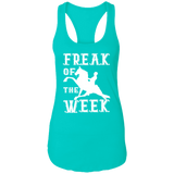 FREAK OF THE WEEK (WHITE) NL1533 Ladies Ideal Racerback Tank
