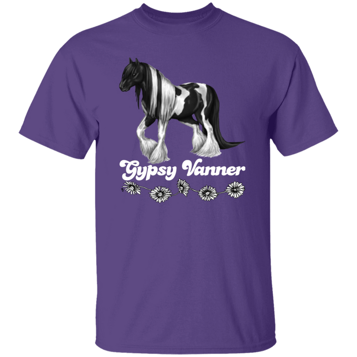 GYPSY VANNER 4HORSE (WHITE) G500 5.3 oz. T-Shirt
