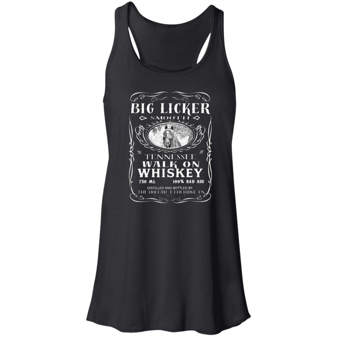 BIG LICKER SMOOTH B8800 Flowy Racerback Tank