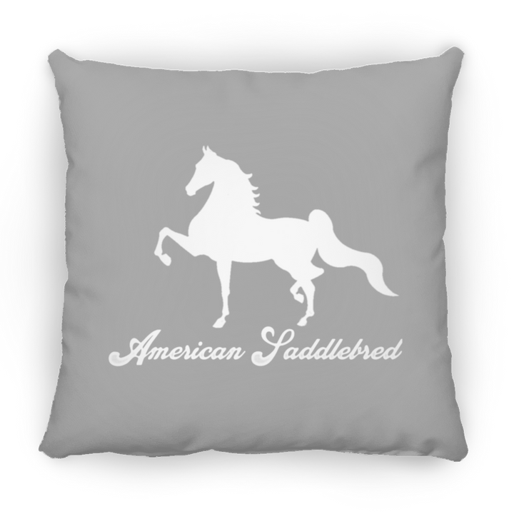 AMERICAN SADDLEBRED (DESIGN 1) WHITE 4HORSE PILLOWS THREE SIZES