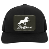 BIG LICKER PATCH HATTRUCKER HAT ( THREE SHAPES-12 COLORS AND STYLES)