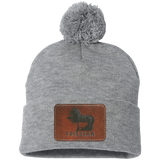 FRIESIAN ON LEATHER SP15 Pom Pom Knit Cap - Patch