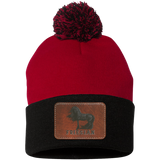 FRIESIAN ON LEATHER SP15 Pom Pom Knit Cap - Patch