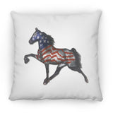 Tennessee Walking Horse Performance All American ZP18 Large Square Pillow