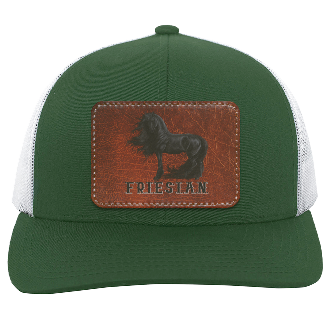 FRIESIAN ON LEATHER 104C Trucker Snap Back - Patch