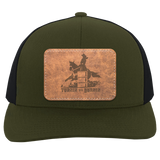 TURNIN AND BURNIN ON LEATHER 104C Trucker Snap Back - Patch